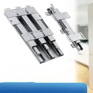 선반레일 바닥 댄핑  레일 슬라이딩 도르래 수납장 서랍레일