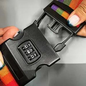 러기지 캐리어 번호키 잠금벨트 자물쇠 도난방지 캐리어 벨트 러기지밸트 밴드 도난방지 자물쇠