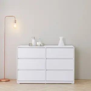 도도스 강화UV코팅 광폭1200와이드 3단 서랍장(DO_007)