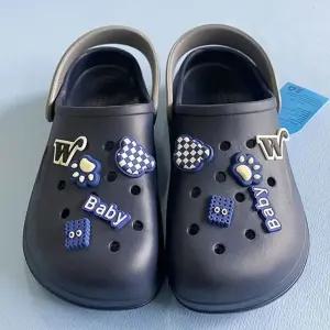 네이비 슬리퍼 키디 비치 말랑 푹 샌들 택1 여름샌들 (WFJQYW5)