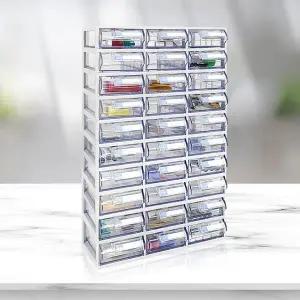 [하프클럽/]투명수납함 화장품 서랍 데스크정리 서랍형 소품정리