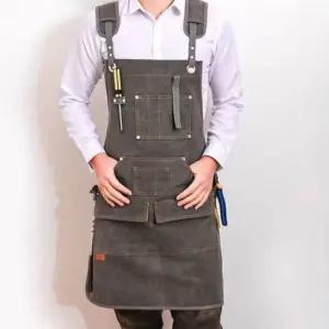 공방에이프런 미대 바리스타 카페 공방 목공작업앞치마 (WFJ6E29)