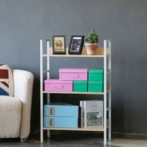 [하프클럽/]슈마켓 이지심플 책장겸용 선반 3단 화이트