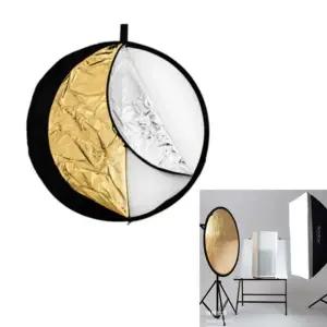 [룽스]대용 조명 사진 휴대용반사판 양면 올인원