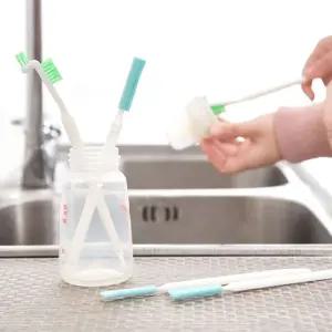 주방 텀블러 젖병 틈새 세척 솔 3종 세트 RD-10545 병세척솔 주방브러쉬