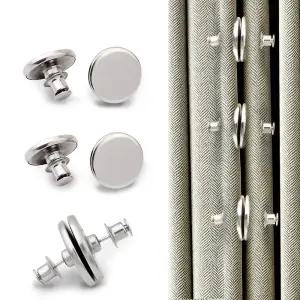 커튼 고정핀 벌어짐방지 자석 버클 2p 커튼고정핀 커튼집게 커텐집게