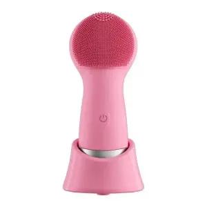 Nautica소닉 진동클렌저 전동 딥 클렌져 실리콘 브러쉬 모공 피지제거 LED 얼굴클렌징 핑크 J689