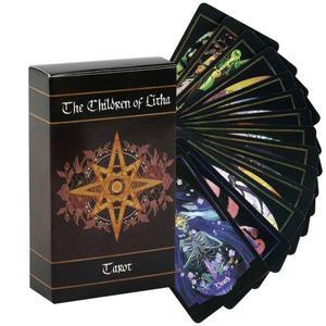 Litha 타로 레저 엔터테인먼트 카드 가족 모임 운세 데크 보드 게임의 어린이