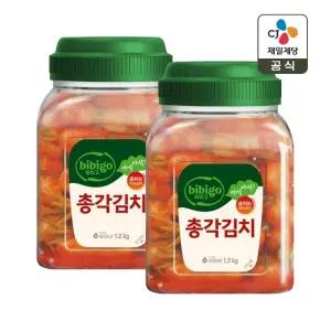 비비고 총각김치 용기 1.2kg x2개