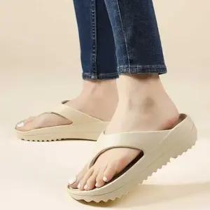 푹신한 클라우드 쪼리 통굽 슬리퍼 여성 남성 키높이 (WFJ7G21)