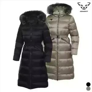 다이나핏 프리미엄 여성 유러피안 롱 구스다운 블랙 카키 YWW23532UJB