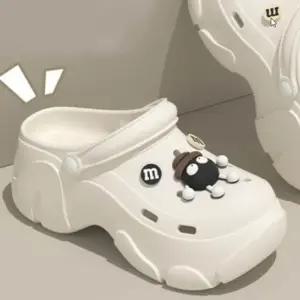 키높이 하이힐 신발 세련된 여성용 에어홀 샌들 (WFK5YQI)