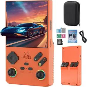 레지스조이 V40 맥스 휴대용 게임 콘솔 40000 게임즈 4인치 IPS 스크린 빈티지 아케이드 256G 4000mAh 미니