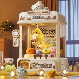 어린이용 미니 뽑기 기계 유니콘 곰 장난감 (소리 포함) 암아이 타입 사탕 아케이드 게임 봉제인형 포함