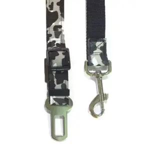 밀리터리 안전벨트 토리 강아지 B066 차량용 그레이 (WFJ7U79)