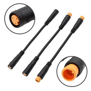 남성 여성용 연장 케이블 전기 자전거 3핀 센서 엄지 스로틀 BAFANG 드라이브 변환 키트용