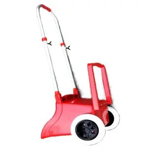 손잡이 길이 조절 바퀴달린 긴 외곽 쓰레받기 국내산 높낮이조절 높이조절