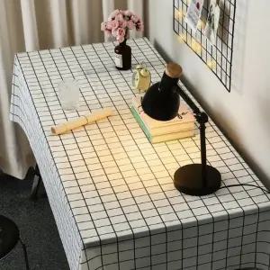 방수원단 캠핑테이블보 사각 야외 체크 방수식탁보 행사용테이블보