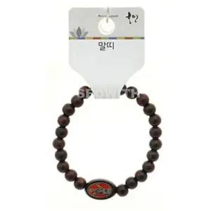 [하프클럽/]불교 기원 어린이 팔찌 벽조목 합장주 염주 띠