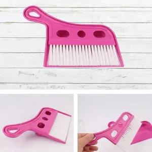 학교미니빗세트 빗자루세트 데스크 학교 공부방 정리준비물 핑크 (WFK9KL1)