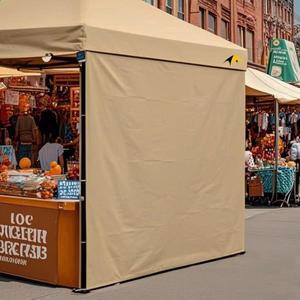 비막 향벽 측벽 정자 텐트 방수 10x10피트 팝업 직다리 야외 즉시 1개 카키색