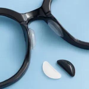 실리콘 에어 안경 코 눌림 받침 뿔테 자국 받침대 4P 선글라스 미끄럼 방지 고글 흘러내림 패드 높이 고정