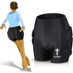 메페이즈 크리스천 크로스 페이스 패딩 피겨 스케이팅 반바지 크래시 버트 패드 팬츠 롤러 인라인 아이스 스노보드 스키 하키 가을 임팩트 3D 엉덩이 꼬리뼈 보호