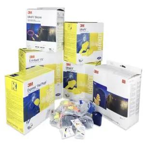 캡귀마개 귀보호기 방음 캡 폼타입 귀마개 형광 (WFK9KQM)