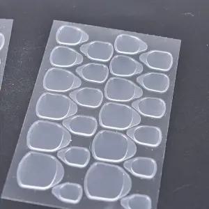 테이프 아트 네일 팁 도구 스티커 양면 투명 (WFK9XUM)