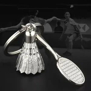 배드민턴 열쇠고리 메탈 키체인 키링 셔틀콕 액세서리 (WFK9FID)