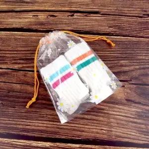 지퍼백 플라워 투명 파우치 복조리형 16x20 (WFK9H7J)