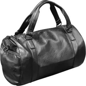 동 캐리 온 의류 가방 여행용 방수 남성 대형 PU 가죽 더플백 오버나이트 체육관 주말 내마모성 미끄럼방지