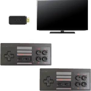 퓨펄 익스트림 미니 빈티지 게임 박스 무선 컨트롤러 2개 플러그 앤 플레이 TV 시스템 가족 게임의 밤 향수