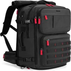 Gonx 여행용 백팩 대형 휴대용 나일론 더플백 남녀공용 3-in-1 컨버터블 노트북 가방 업무 주말 여행에