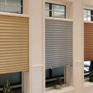 무타공 원룸용 종이 블라인드 부착식 암막 햇빛차단 셀프 창문 가림막 주름 커튼