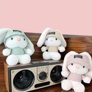 [하프클럽/]힙합 인형키링 토끼 애착인형 키홀더 열쇠고리 가방고리