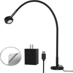 RVSPARK 유연한 독서등 책등 책상 램프 마그네틱 베이스 침대 독서 작업 공부 제작 책 애호가 선물용 3가지