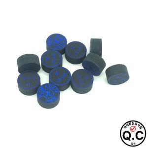 전문 당구 큐 팁 SS/S/M/H 블랙 아담 8 레이어 돼지 가죽 중국 도매 액세서리, 14mm, 6 개