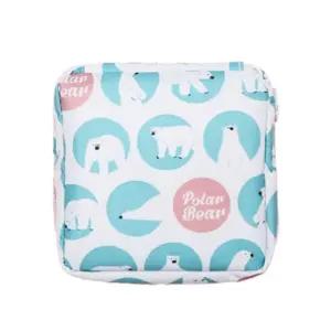 캐릭터 사각 파우치 생리대 위생용품 미니 가방 (WFKAFCL)