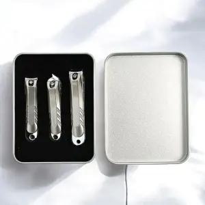 고품질 NC-03 실버 손톱깎이 네일관리용품 손톱깍기 네일클리퍼세트 (WFKANES)