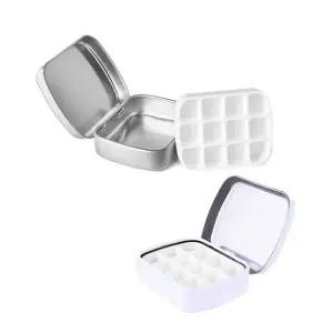 고품질 2종 젤믹싱 12구 파레트 컬러젤믹싱 분리형 젤네일팔레트 (WFKANB8)