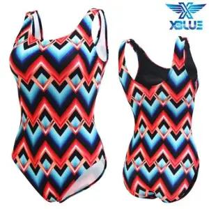 XBLUE 여자 아쿠아로빅 원피스 수영복 N154853