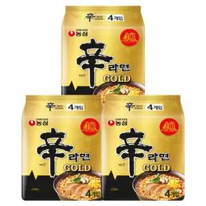 농심 신라면 골드 4입 x 3개/총12입