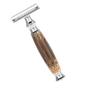 고급 클래식 면도기 남성 수동 면도 용품 이발소 바버샵 여행용 휴대용 남자 선물