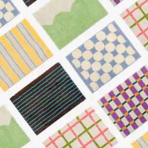 [파크론] 1+1+1 자카드 러그 발매트 (60x45cm)