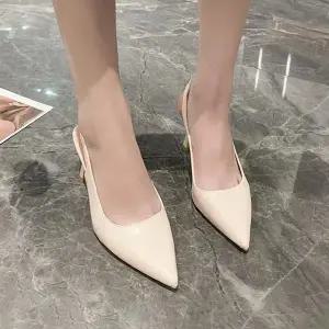 [하프클럽/]편한 힐슬링백 여성 스틸레토 힐구두 캐주얼