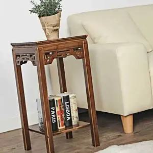 [하프클럽/]빈티지 선반 가구 튼튼한 거실 장식 장 엔틱 모던