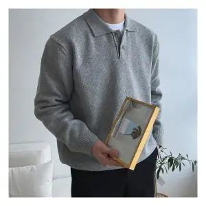 남성카라루즈핏니트 남자니트 루즈핏니트 긴팔 스트릿