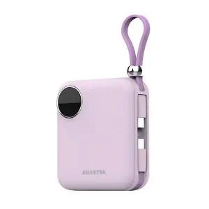 아트박스/오피스큐 일체형 10200 초미니 보조배터리STPB-FB1 퍼플