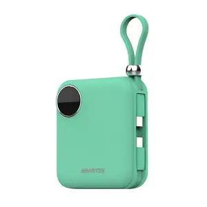 아트박스/오피스큐 일체형 10200 초미니 보조배터리STPB-FB1 그린